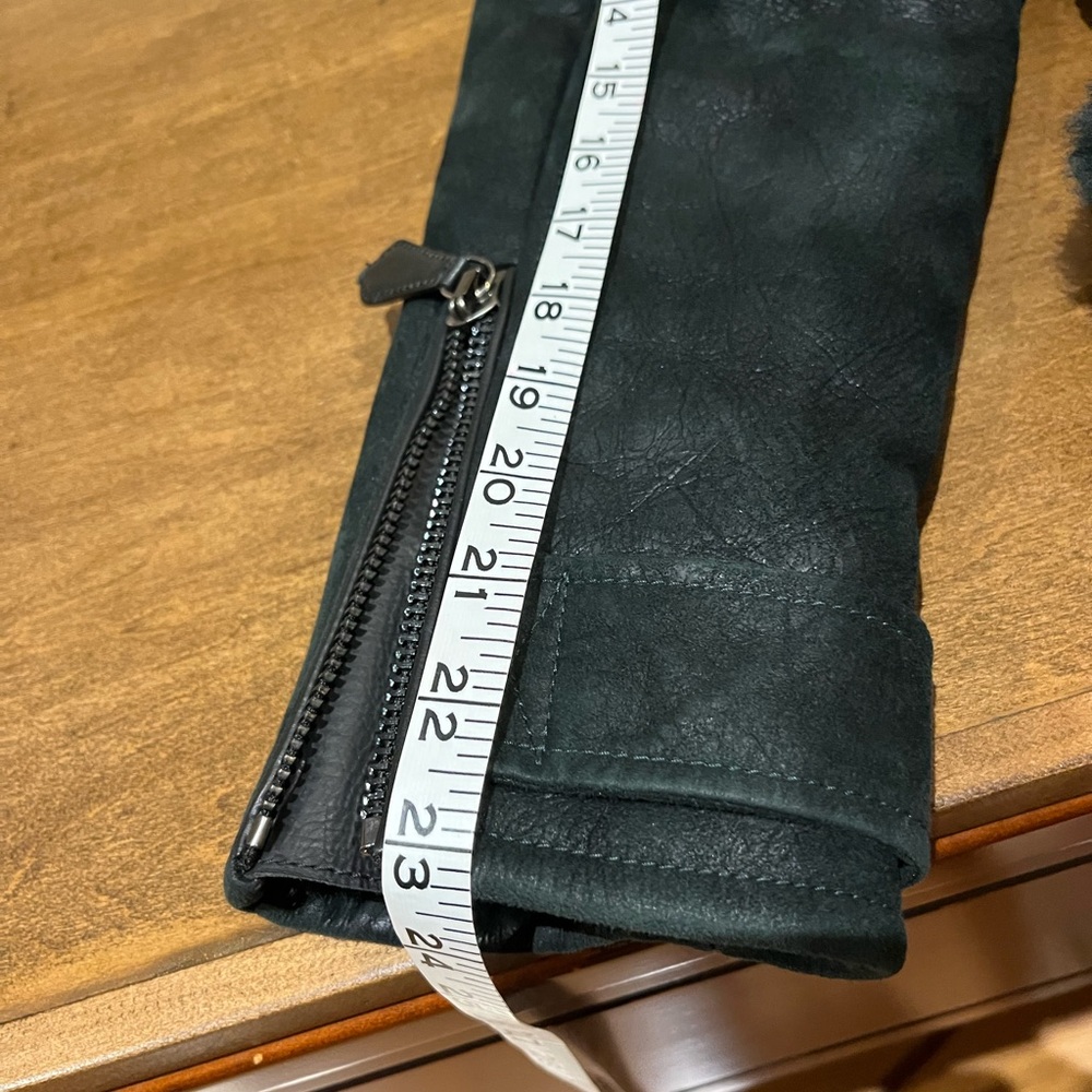 Burberry Brit Shearling Leather Jacket - Picture 16 of 16